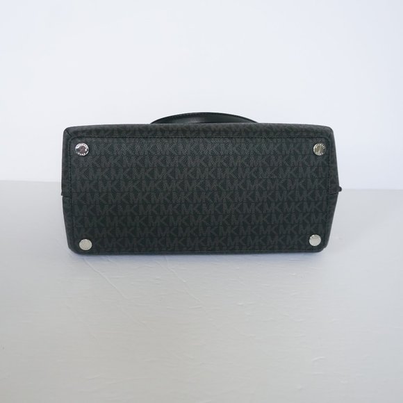 Michael Kors Teagen Tote + Wallet Set MK Black - Picture 4 of 16